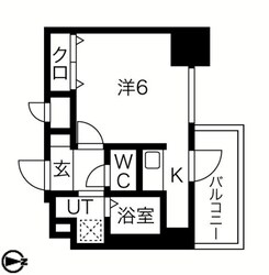 スプランディッド難波元町DUEの物件間取画像